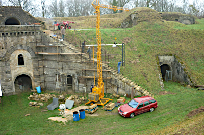 Travaux sur le grand escalier, 2024
