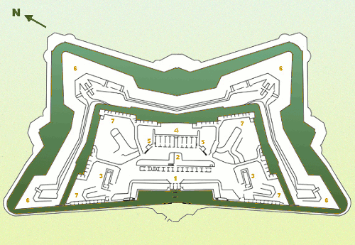 Schéma du fort de Peigney